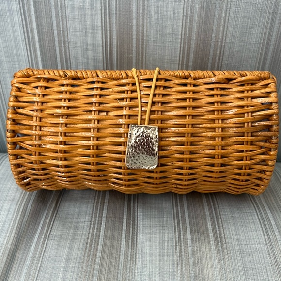 Lilly Pulitzer Wicker Case with "Boca Blue Its A Sailabration" Lining - NWT - Picture 7 of 12